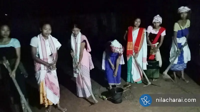 বৰষুণ কামনাৰ লোকসাংস্কৃতিক অনুষ্ঠান ‘উৰল টনা’ আৰু ‘ঢেঁকী পোতা’