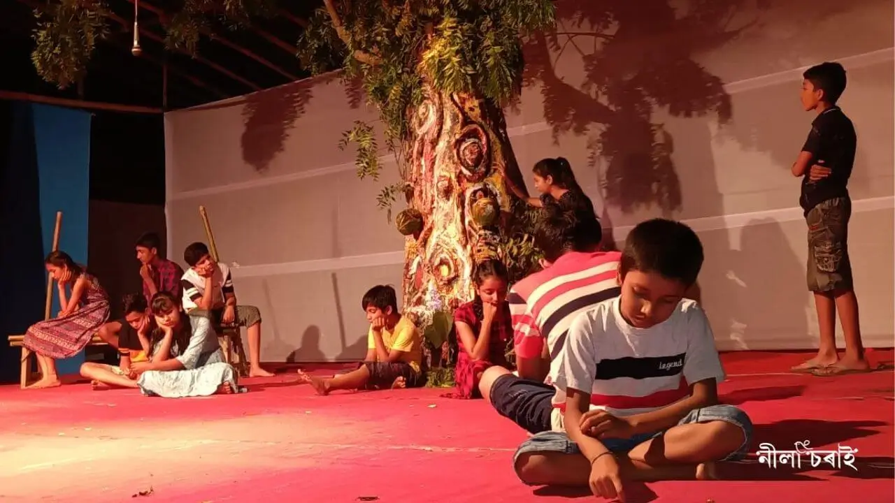 জামুগুৰিহাটত সৌভাগ্য মাধৱ ৰূপজ্যোতি শিল্পী সমাজৰ ‘নিমতলিৰ এজোলা সপোন’