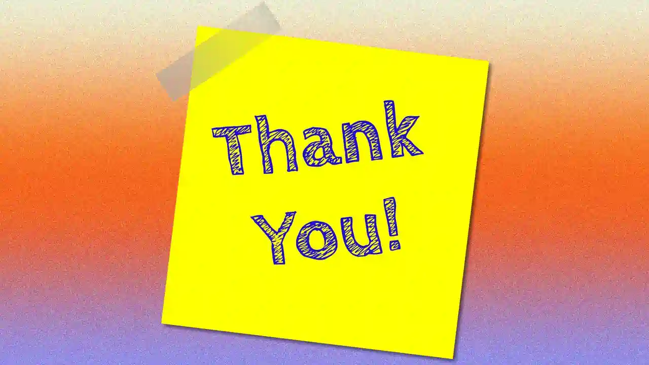 ধন্যবাদৰ মনোভাব